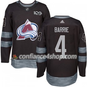 Adidas Maillot de Hockey Colorado Avalanche Tyson Barrie 4 1917-2017 100th Anniversary Noir Authentic - Homme